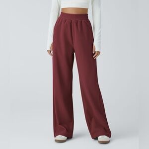 HALARA High Waisted Straight Leg Corduroy Pants